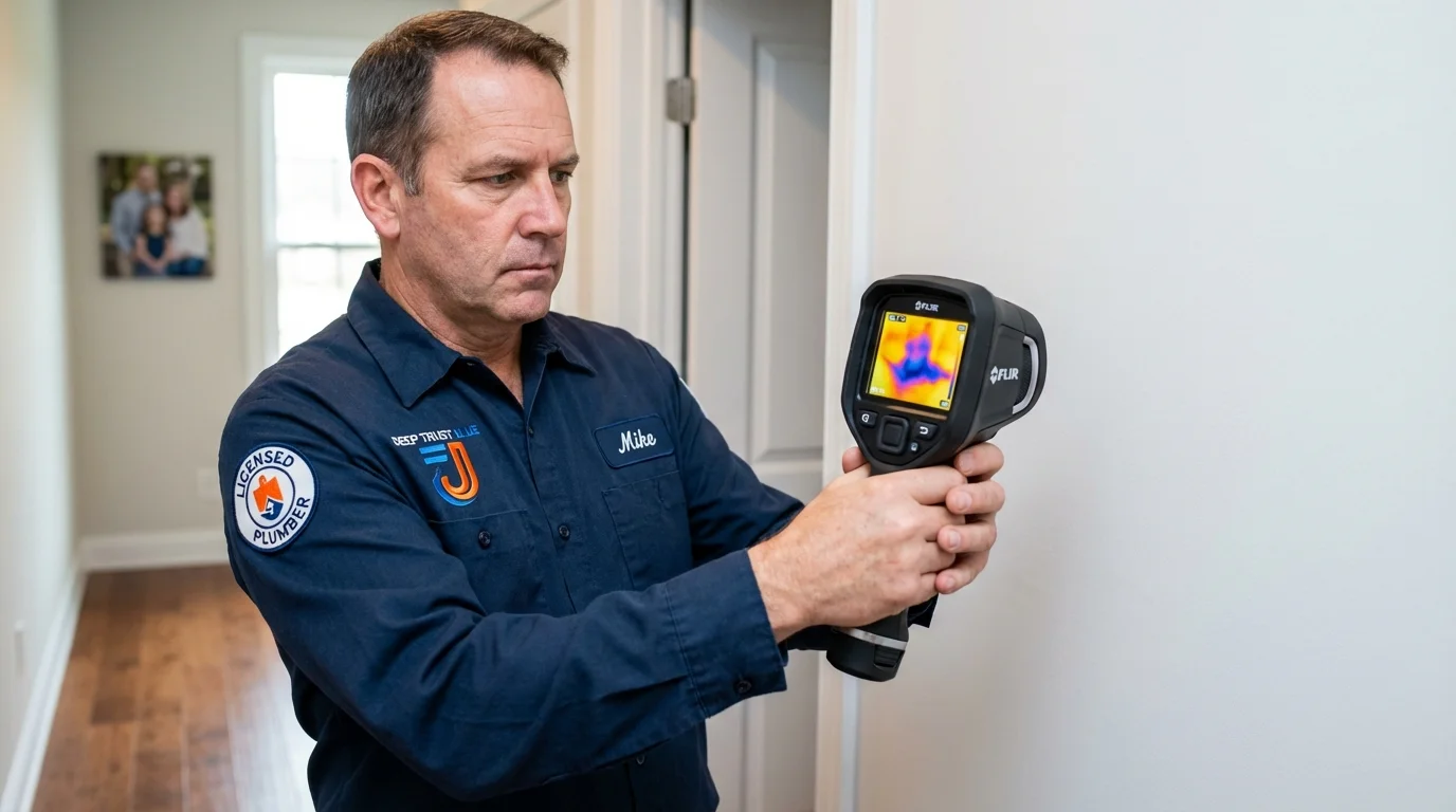 Thermal imaging leak detection by Johns Plumbing LLC in Chewelah